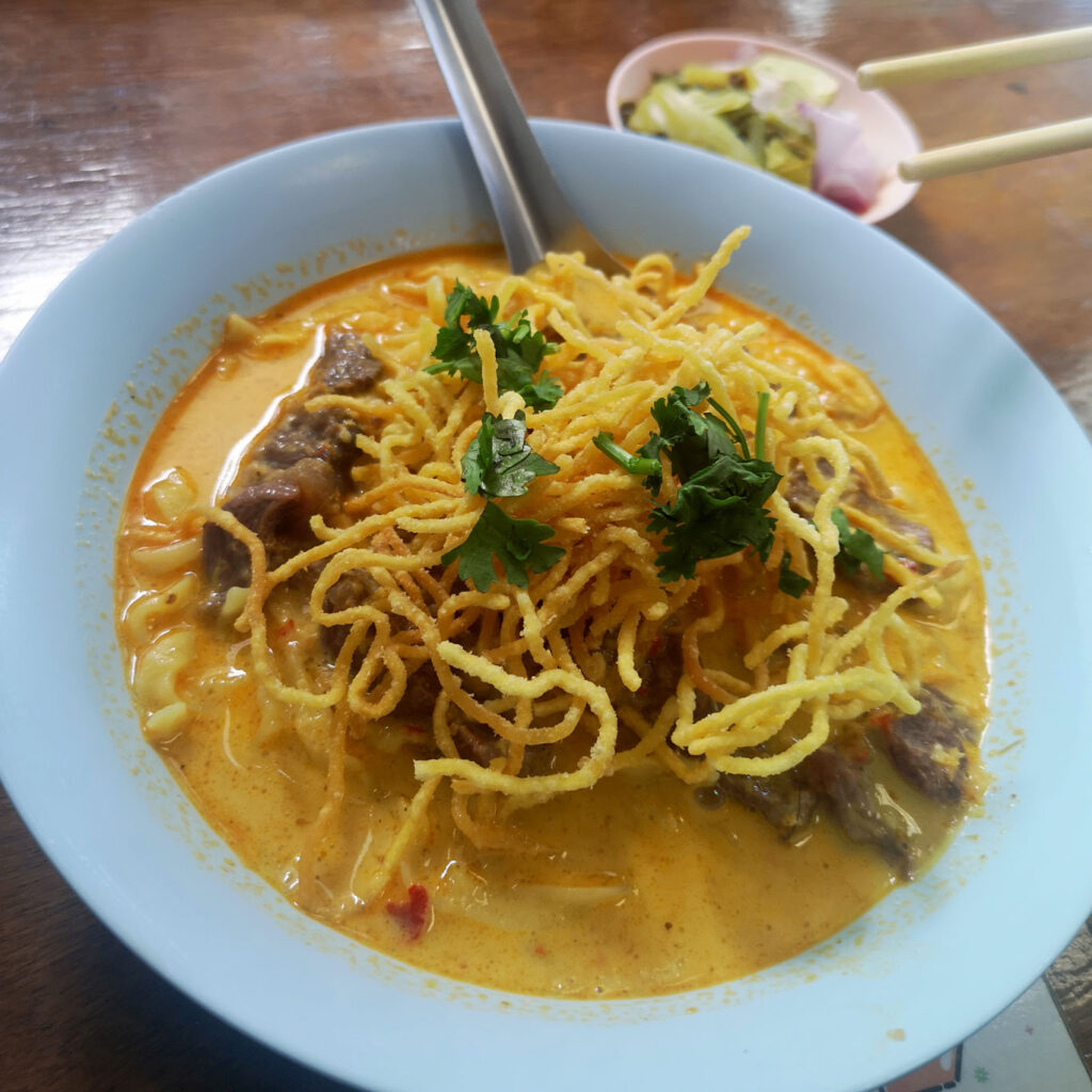 Khao soi - a Northern Thailand noodle soup